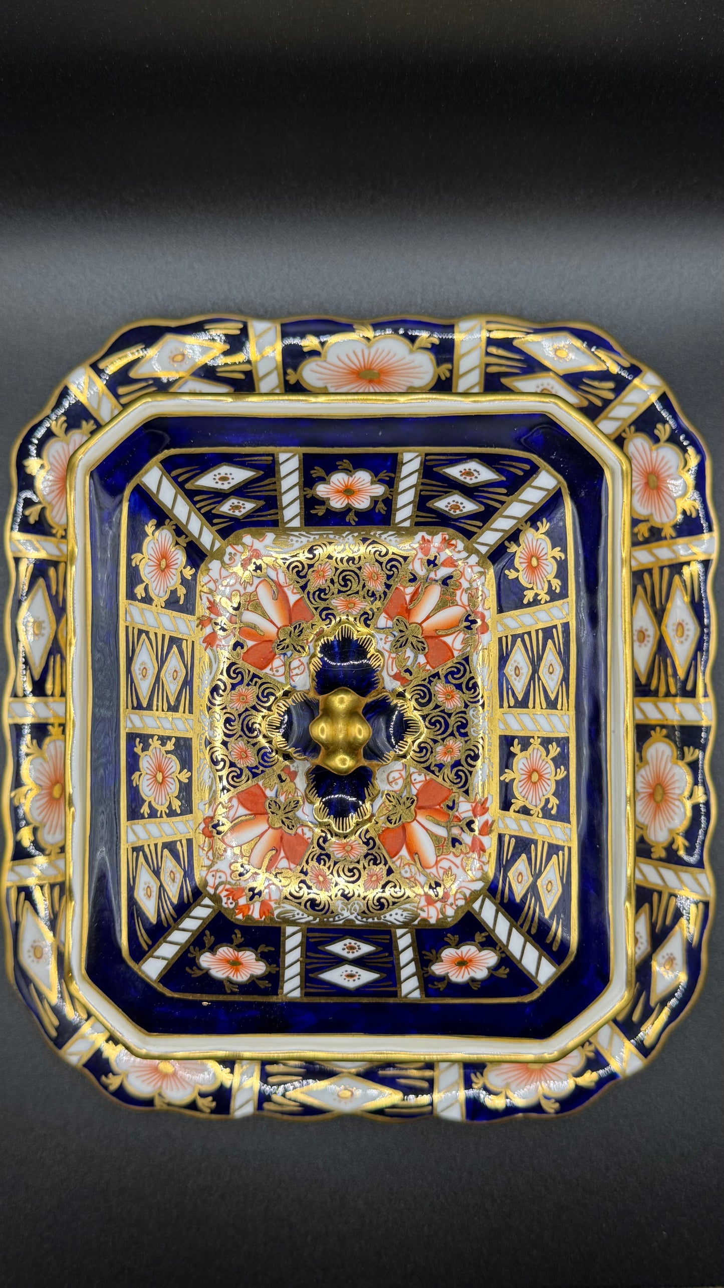 Royal Crown Derby,Imari Pattern Tureen with Underplate