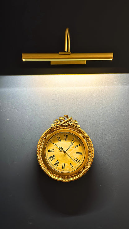 Antique Gold Ornate Wall Clock