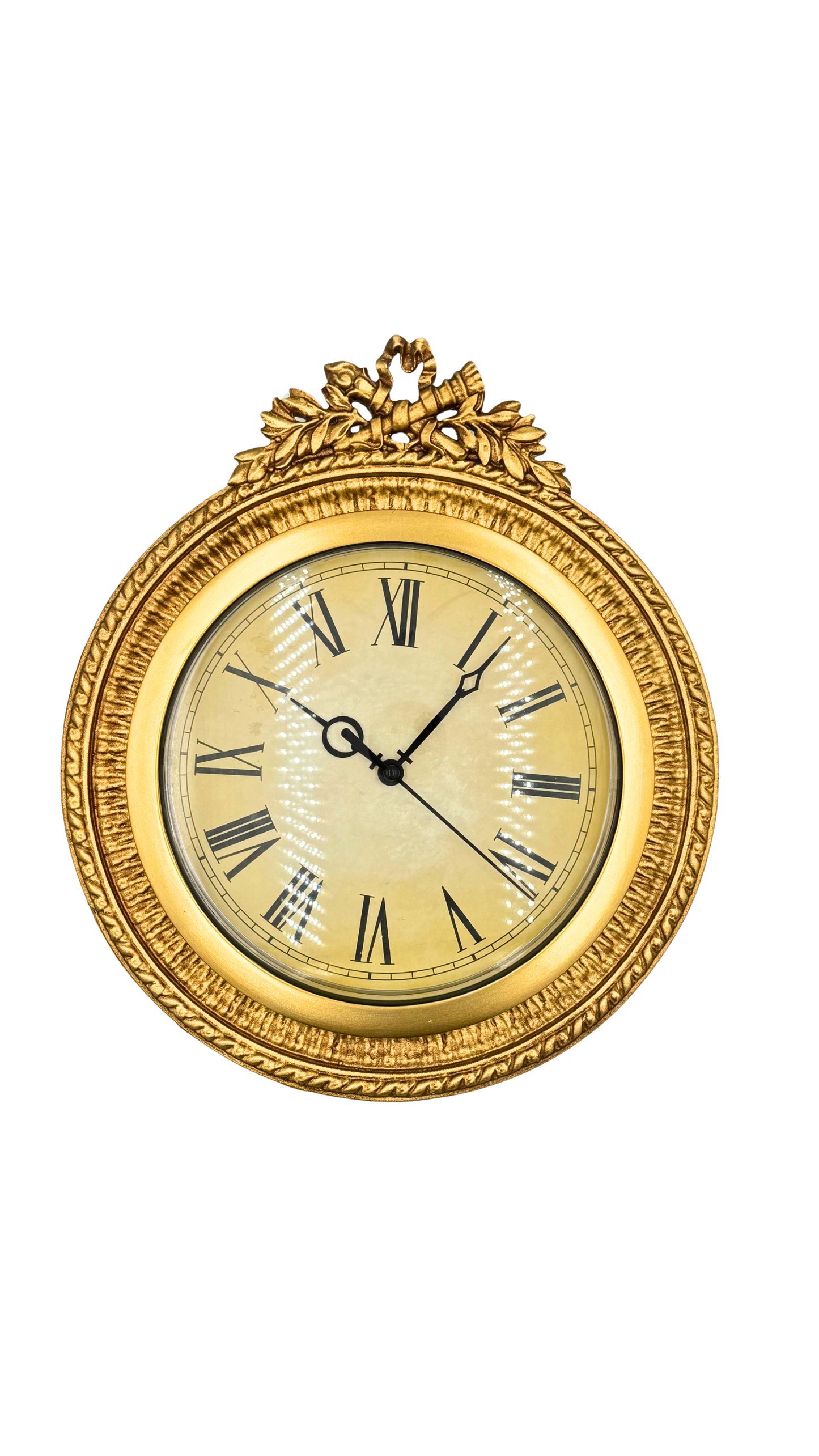 Antique Gold Ornate Wall Clock