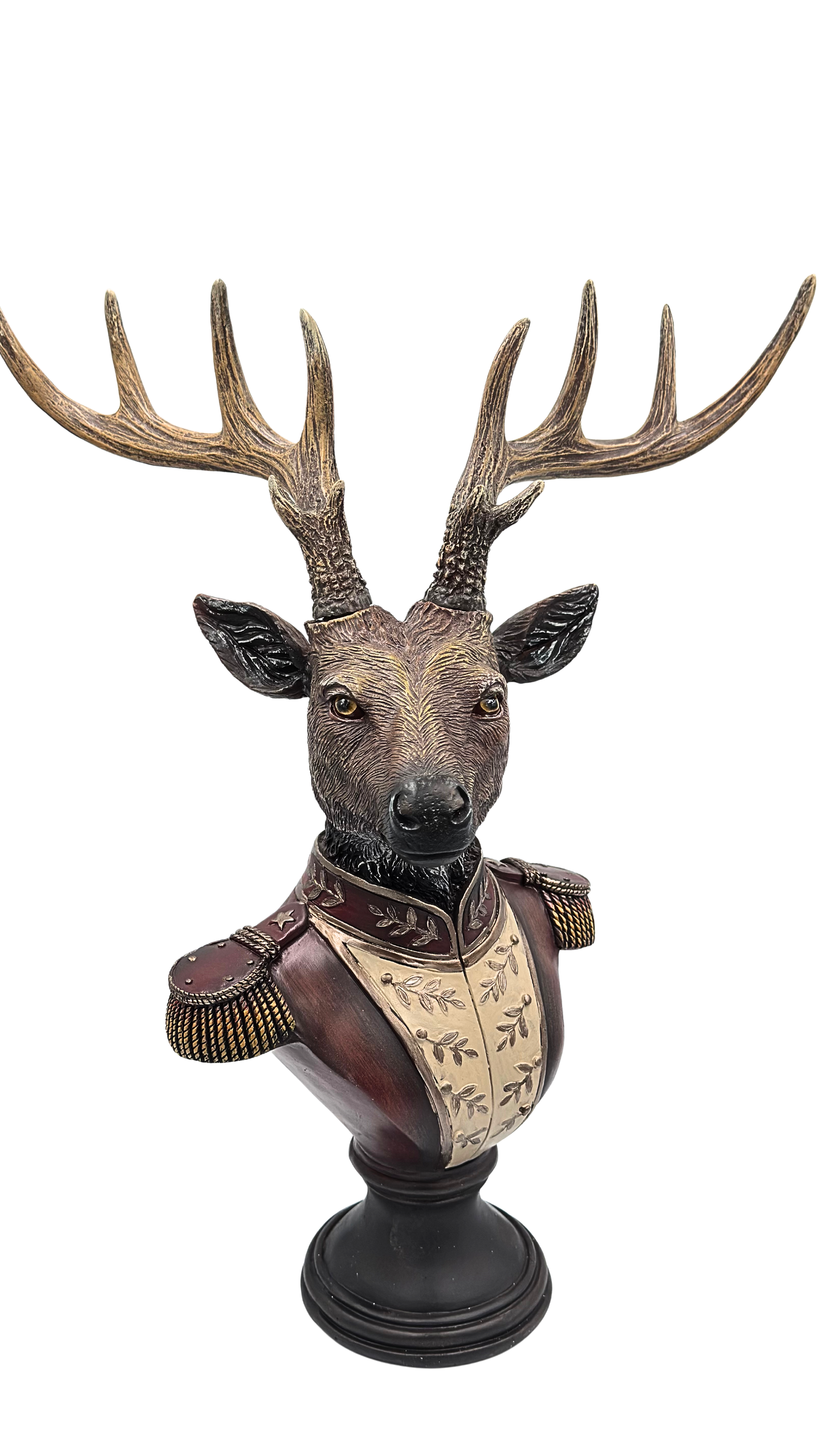 Medium Gentry Stag Bust on Square Base