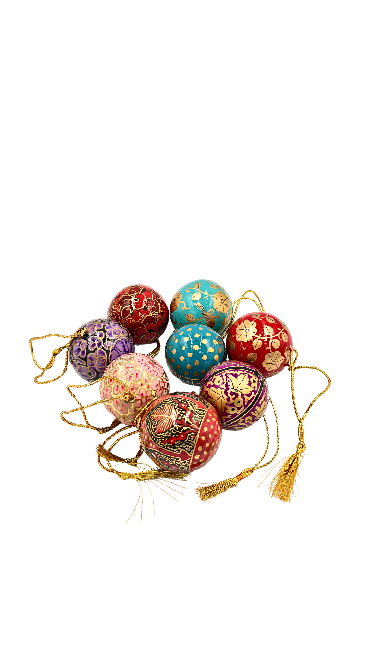 Hand Painted Christmas Baubles