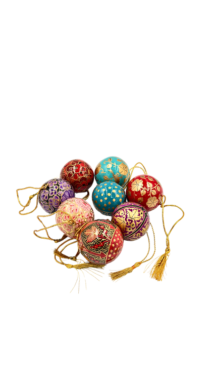 Hand Painted Christmas Baubles