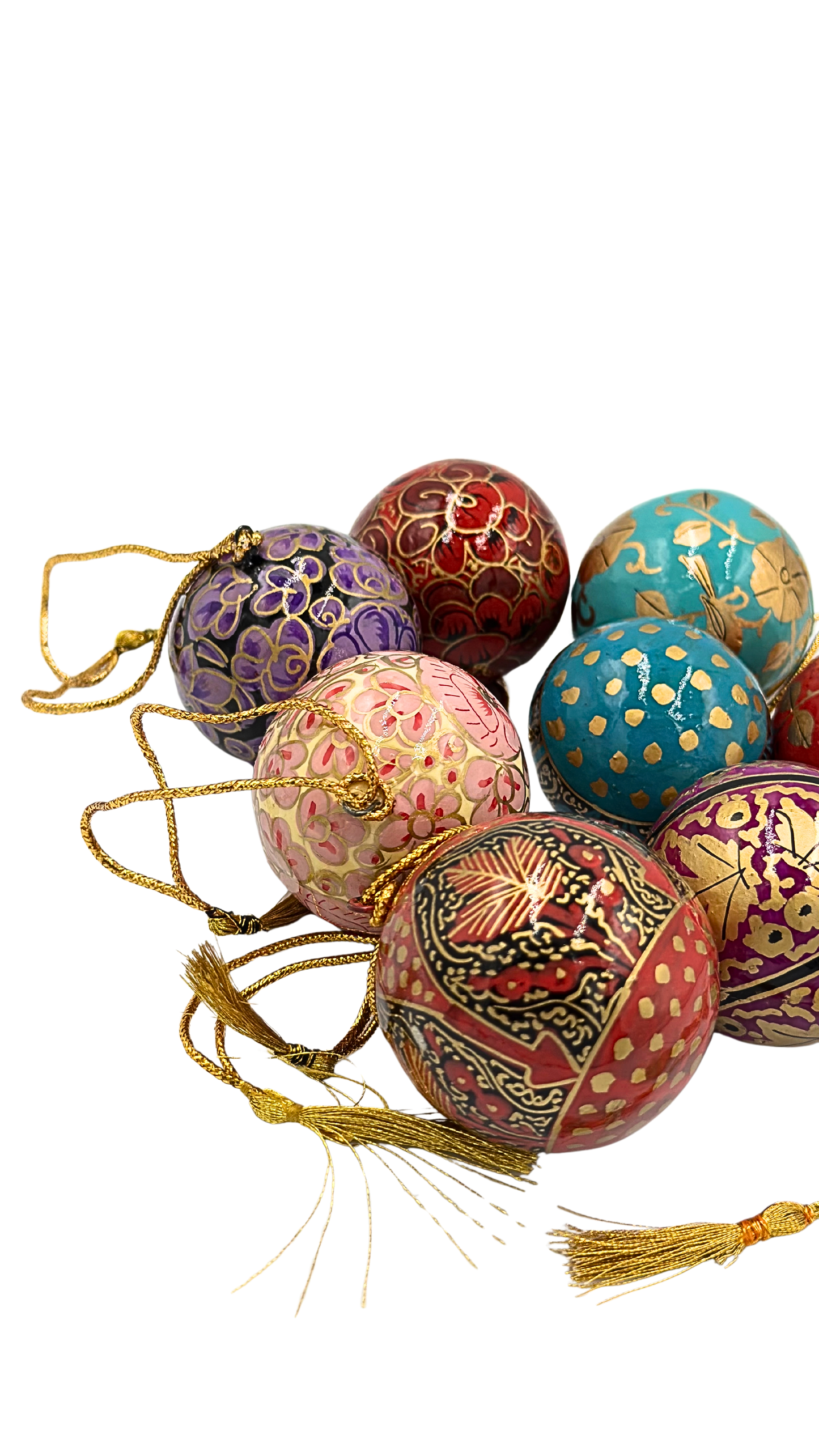 Hand Painted Christmas Baubles