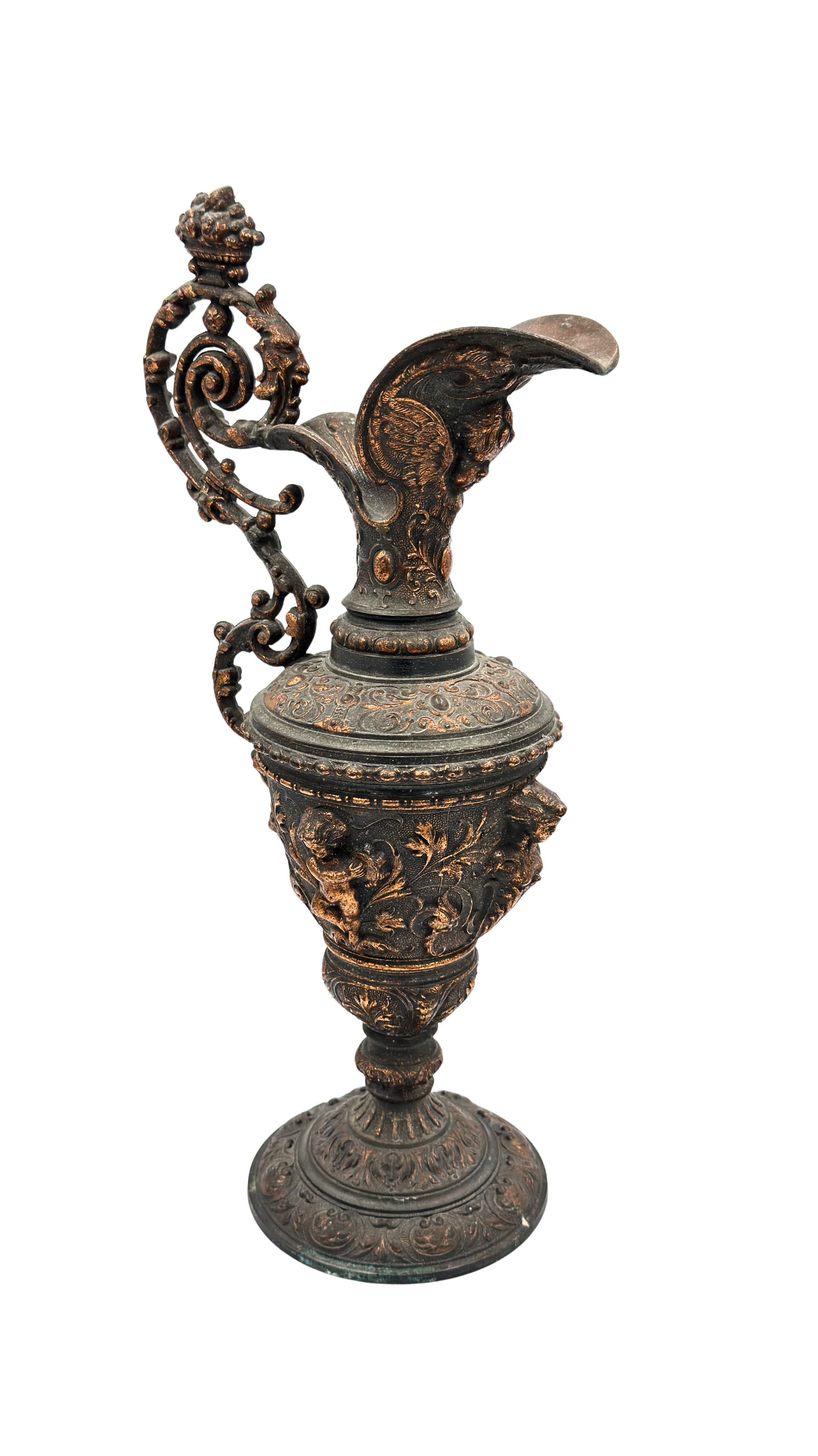 Antique French Metal Water Jug