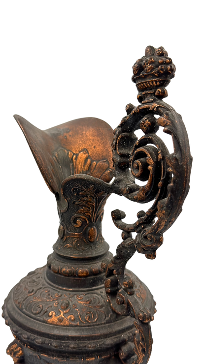 Antique French Metal Water Jug