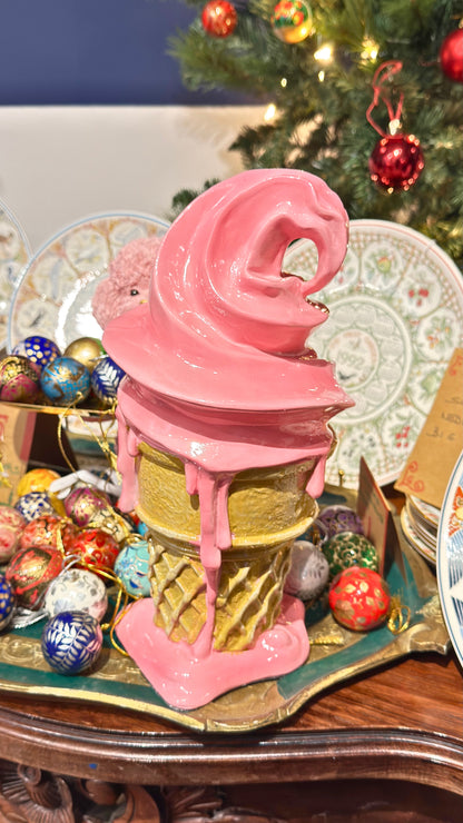 Large Decorative Ice Cream Ornament