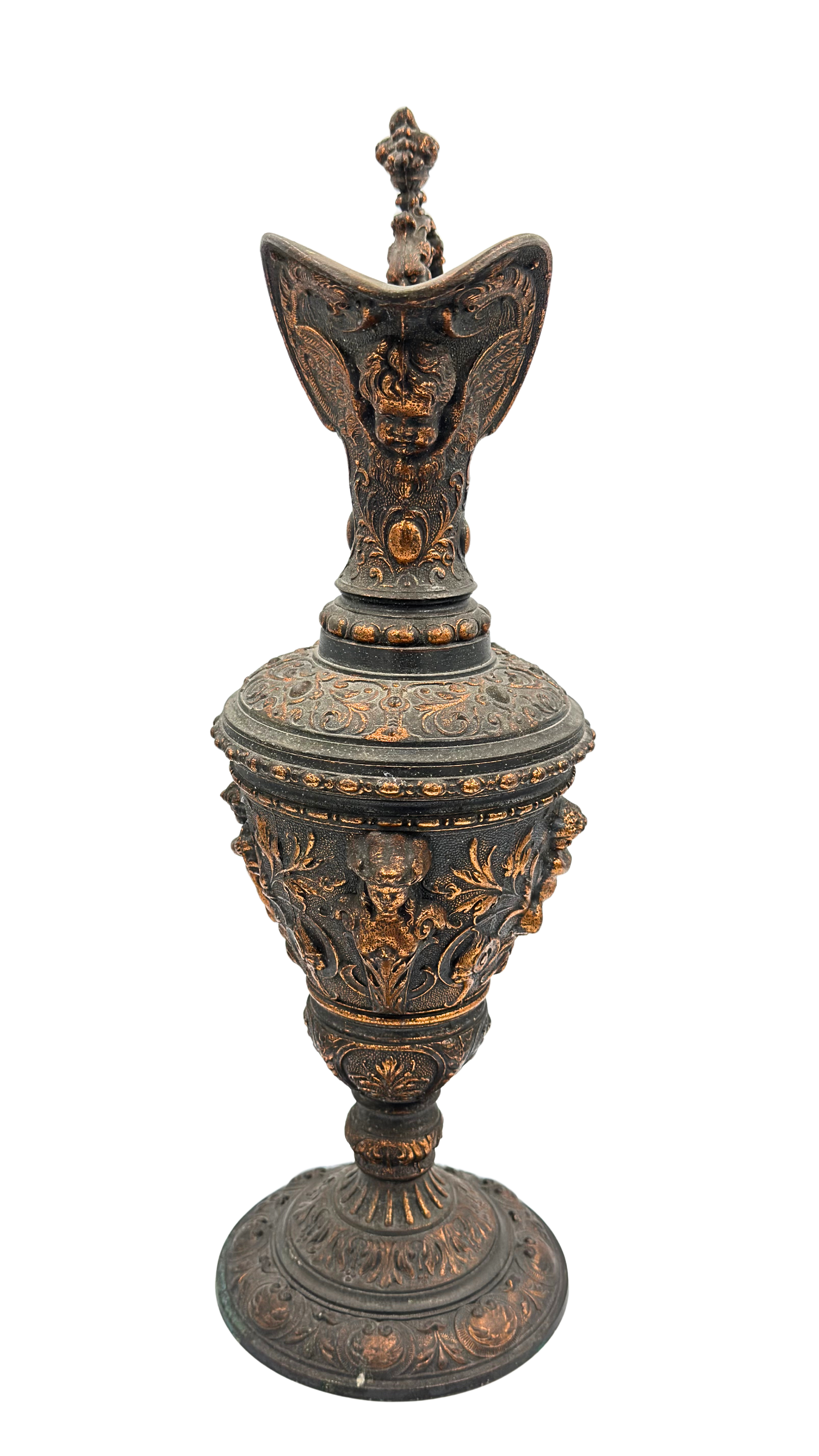 Antique French Metal Water Jug