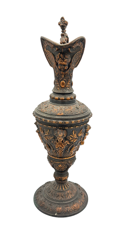 Antique French Metal Water Jug