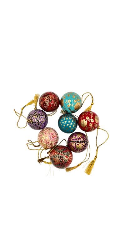 Hand Painted Christmas Baubles