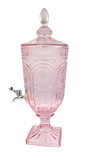 Pink Patterned 3-Litre Glass Drinks Server