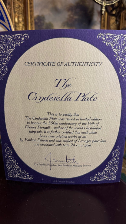 “The Cinderella Plate” – Limited Edition Collectible