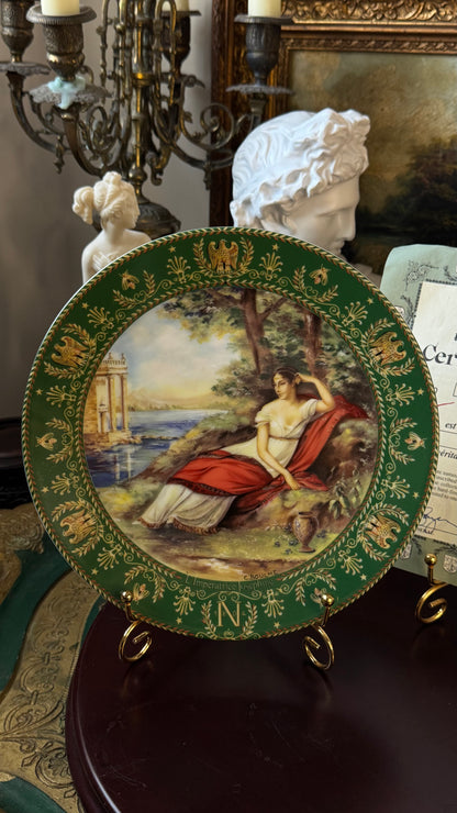 Henri d’Arceau & Fils – “L’Impératrice Joséphine” Limited Edition Limoges Plate