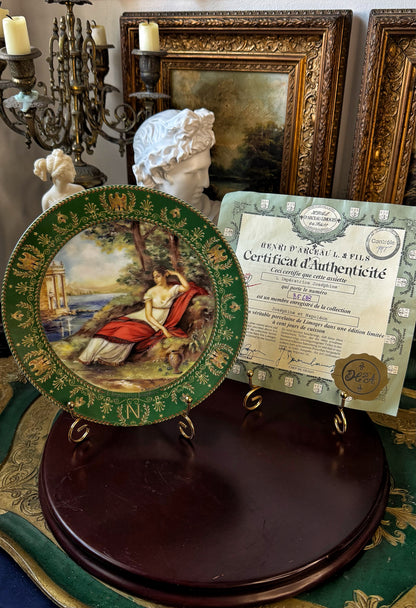 Henri d’Arceau & Fils – “L’Impératrice Joséphine” Limited Edition Limoges Plate