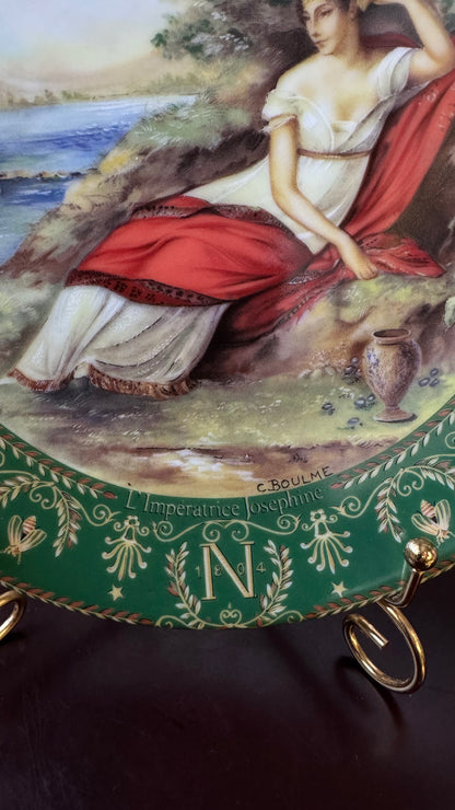 Henri d’Arceau & Fils – “L’Impératrice Joséphine” Limited Edition Limoges Plate
