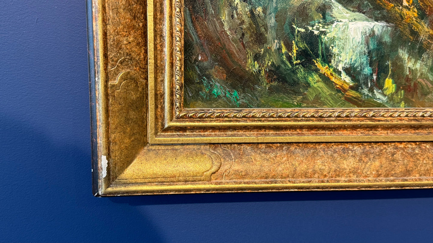 20th Century Oil Painting | The Cavalry Officers signed by Armstrong