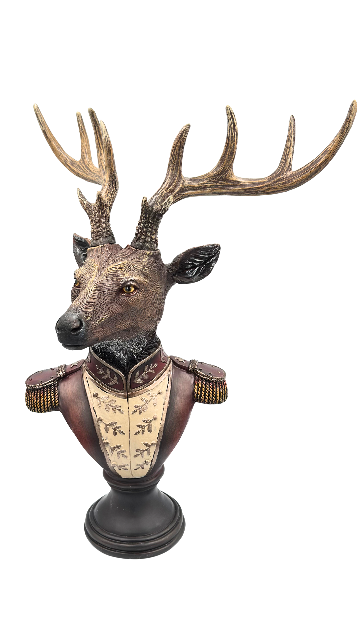 Medium Gentry Stag Bust on Square Base